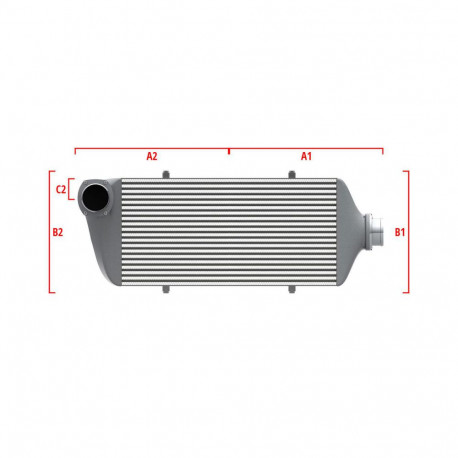 Na míru Competition intercooler Wagner na míru 500mm x 400mm x 100mm | race-shop.cz