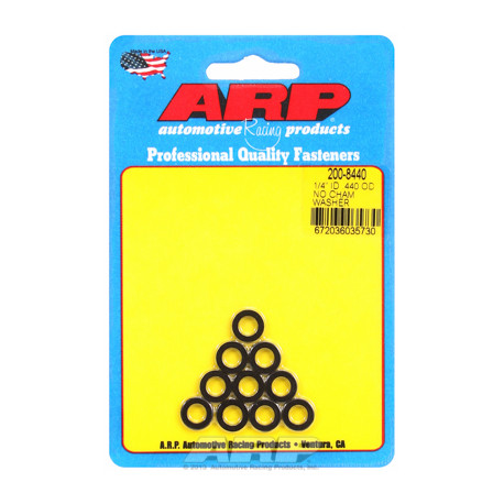 Pevnostní šrouby 1/4 "ID .440" "OD ne Úkos. Černé podložky" | race-shop.cz