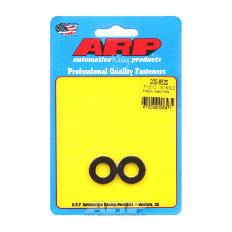 Pevnostní šrouby 7/16 ID 13/16 "OD .120" TH černé podložky "(2ks) | race-shop.cz