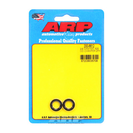 Pevnostní šrouby 3/8 "ID .625" "OD Úkos. Černé podložky" | race-shop.cz