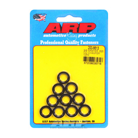 Pevnostní šrouby 3/8 "ID .625" "OD Úkos. Černé podložky" | race-shop.cz