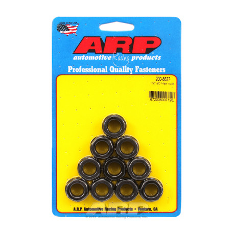 Pevnostní šrouby ARP 1 / 2-20 hex sada matic (10ks) | race-shop.cz