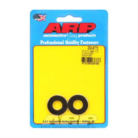 Pevnostní šrouby ARP podložka M12 ID 0.995 OD černé 2 balení | race-shop.cz