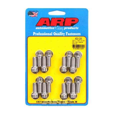 Pevnostní šrouby 3/8 "x .750 Vrtaný SS 12pt sada šroubů svodů" | race-shop.cz