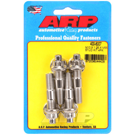 Pevnostní šrouby ARP svorníky (nerez), M10×1.25, V2 | race-shop.cz