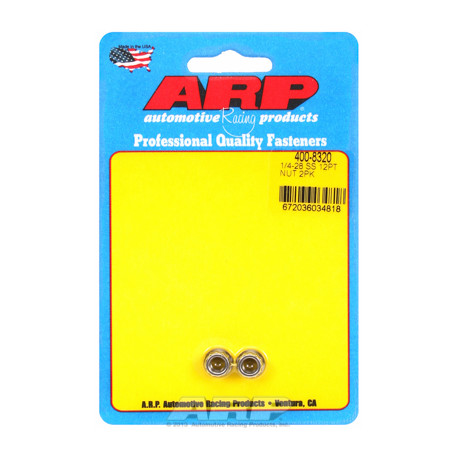 Pevnostní šrouby 1/4 "- 28 SS 12pt sada matic" (2ks) | race-shop.cz