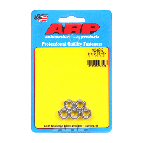 Pevnostní šrouby 5/16 "- 24 SS fine hex sada matic" (5ks) | race-shop.cz