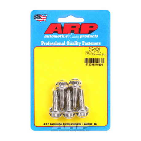 Pevnostní šrouby 5/16 "- 18 x 1.000 12pt SS šrouby" (5ks) | race-shop.cz