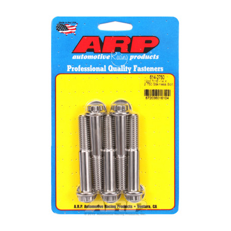 Pevnostní šrouby 7/16 "- 14 X 2.750 12pt 1/2 SS šrouby" (5ks) | race-shop.cz