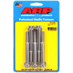 3/8 "- 16 x 3.250 12pt 7/16 SS šrouby" (5ks)