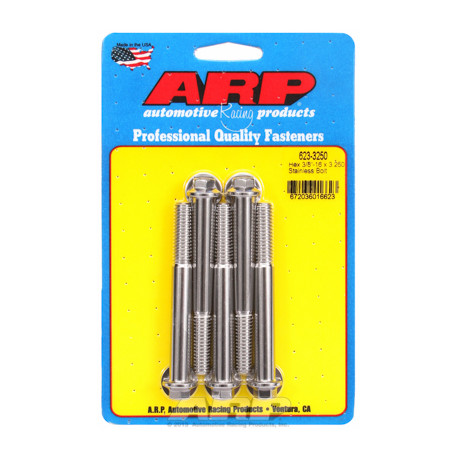 Pevnostní šrouby 3/8 "- 16 x 3.250 hex SS šrouby" (5ks) | race-shop.cz
