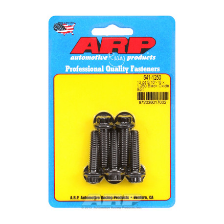 Pevnostní šrouby 5/16 "- 18 x 1.250 12pt černý oxid šrouby" (5ks) | race-shop.cz