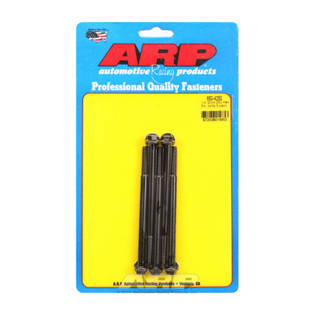Pevnostní šrouby 1/4 "- 20 X 4.250 hex černý oxid šrouby" (5ks) | race-shop.cz