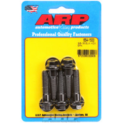 3/8 "- 16 x 1.500 hex 7/16 černý oxid šrouby" (5ks