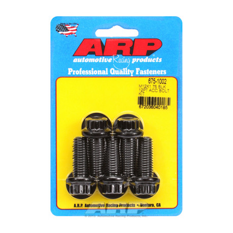 Pevnostní šrouby ARP ARP sada šroubů M12 X 1.75 X 30 černý oxid 12pt | race-shop.cz