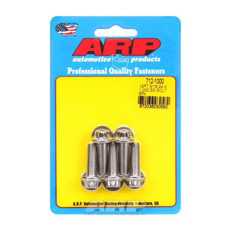 Pevnostní šrouby 5/16 "- 24 x 1.000 12pt SS šrouby" (5ks) | race-shop.cz