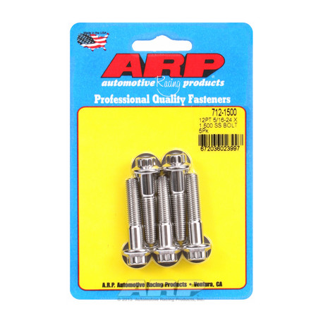 Pevnostní šrouby 5/16 "- 24 x 1.500 12pt SS šrouby" (5ks) | race-shop.cz