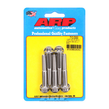 Pevnostní šrouby 5/16 "- 24 x 2.000 12pt SS šrouby" (5ks) | race-shop.cz