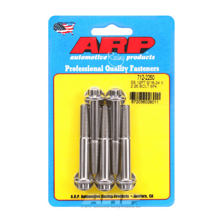 Pevnostní šrouby 5/16 "- 24 x 2.250 12pt SS šrouby" (5ks) | race-shop.cz