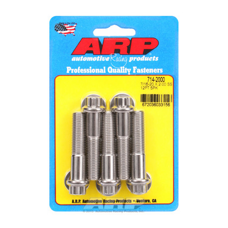 Pevnostní šrouby 7/16 "- 20 x 2.000 12pt SS šrouby" (5ks) | race-shop.cz