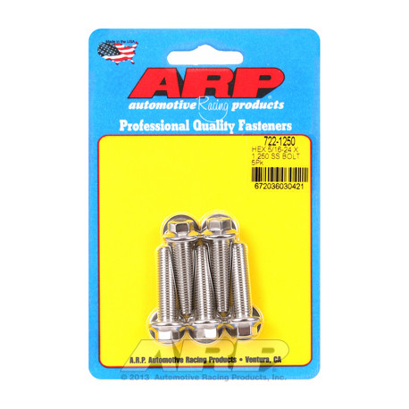 Pevnostní šrouby 5/16 "- 24 x 1.250 hex SS šrouby" (5ks) | race-shop.cz