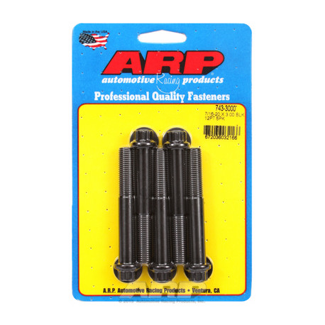 Pevnostní šrouby 7/16 "- 20 x 3.000 12pt černý oxid šrouby" (5ks) | race-shop.cz