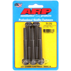 ARP šrouby (šestihranná hlava, černé), 5/16-24 × 69,85 mm, 5 ks