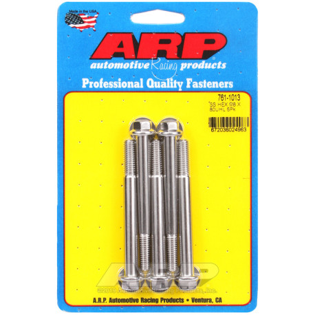 Pevnostní šrouby ARP šrouby (nerez, šestihranná hlava), M8×1.25 × 80 mm, 5 ks | race-shop.cz