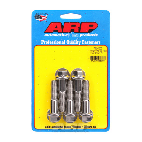 Pevnostní šrouby ARP sada šroubů M12 x 1.75 x 50 SS Hex | race-shop.cz