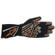 Rukavice Dětské kartingové rukavice Alpinestars Tech-1 K Race (vnitřní šití), černá/oranžová | race-shop.cz