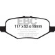 Brzdy EBC Zadné brzdové dosky EBC Greenstuff 2000 Sport DP21887 | race-shop.cz