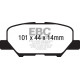 Brzdy EBC Zadné brzdové dosky EBC Yellowstuff Street + Track DP42171R | race-shop.cz