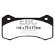 Brzdy EBC Přední brzdové destičky EBC Yellowstuff Street + Track DP4054R | race-shop.cz
