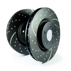 Zadné brzdové kotúče EBC Turbo Grooved GD1966