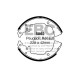 Brzdy EBC Přední/Zadní brzdové čelisti EBC Replacement 5062 | race-shop.cz