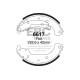 Brzdy EBC Zadní brzdové čelisti EBC Replacement 6617 | race-shop.cz