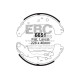 Brzdy EBC Zadní brzdové čelisti EBC Replacement 6651 | race-shop.cz