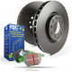 Brzdy EBC Přední sada EBC PD01KF263 - Brzdové kotúče Premium OE + brzdové dosky Greenstuff | race-shop.cz