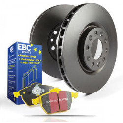 Přední sada EBC PD03KF1201 - Brzdové kotúče Premium OE + brzdové dosky Yellowstuff
