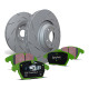 Brzdy EBC Přední sada EBC PD06KF368 - Brzdové kotouče Ultimax Grooved + brzdové destičky Greenstuff | race-shop.cz