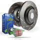 Brzdy EBC Přední sada EBC PD06KF632 - Brzdové kotúče Ultimax Grooved + brzdové dosky Greenstuff | race-shop.cz