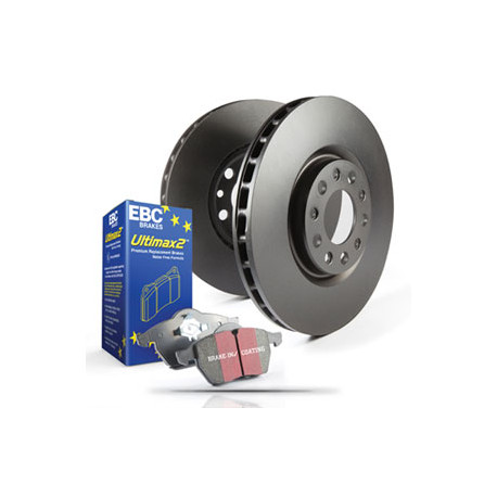 Brzdy EBC Přední + Zadní sada EBC PD40K042 - Brzdové kotúče Premium OE + brzdové dosky Ultimax OE | race-shop.cz