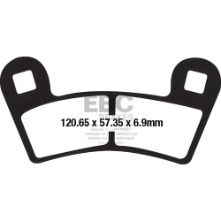 EBC Brzdové obložení Carbon TT FA657TT