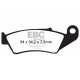 Brzdy EBC Moto EBC Brzdové obložení Organic FA185TT | race-shop.cz