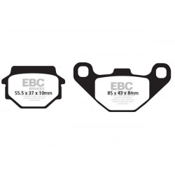 EBC Brzdové obložení Carbon TT FA067TT