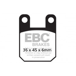 EBC Brzdové obložení SFA Scooter Organic SFA115