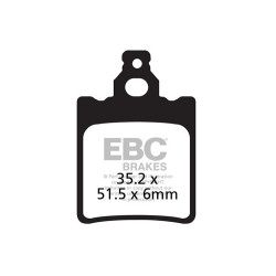 EBC Brzdové obložení Organic FA FA060