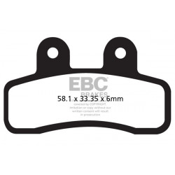 EBC Brzdové obložení Organic FA448