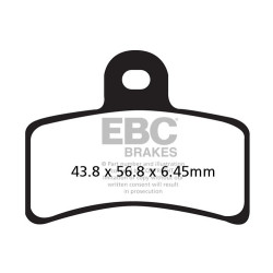 EBC Brzdové obložení Organic FA FA291