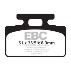 EBC Brzdové obložení Organic SFA151